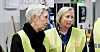 NNN-leder Anne Berit Aker Hansen (til høyre) sammen med LO-leder Peggy Hessen Følsvik.