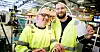DUO I GLASS: Klubbleder Dan Einar Dybing (til venstre) og nestleder Fredrik Larsson.