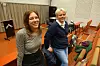 Miljøterapeutene Veronica Krosby og Laila Frorud var med under visningen på Oslomet og svarte på spørsmål fra studentene.