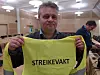Fellesforbund-leder Jørn Eggum har nå 7.200 medlemmer ute i streik. Streiken har vart i tre uker.