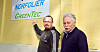 -Norfolier Greentec gjør et viktig arbeid med gjenvinning av plast, og vi er stolte av vår arbeidsplass, sier Morten Halvorsen (høyre) og tillitsvalgt leder Robert Lien i Industri Energi Notodden Kjemiske Fagforening.